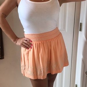Peach skirt